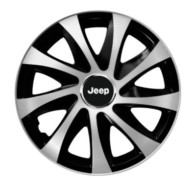 Set 4 capace roti Drift exrta Gri-Negru R16 pentru gama auto Jeep foto