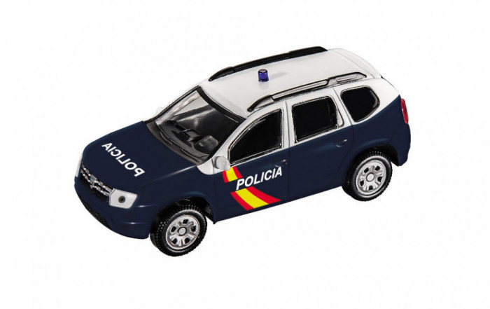 Macheta auto Dacia Duster 2 2014 Police Spain, 1:43 Mondo Motors