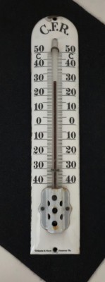 Termometru CFR Caile Ferate Romane Obiect vechi de colectie Doar predare personala foto