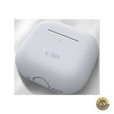 Husa Tech-Protect Silicone pentru Apple AirPods 4 Gri