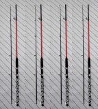 SET 4 Lansete EASTSHARK fibra sticla plina 2,70metri pentru pescuit la dunare 100-250gr
