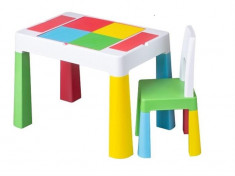 Set Masuta Cu Scaun Tega Lego Multifun Multicolor foto