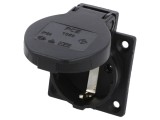 Conector Alimentare AC 250V 16A Negru 3 PIN