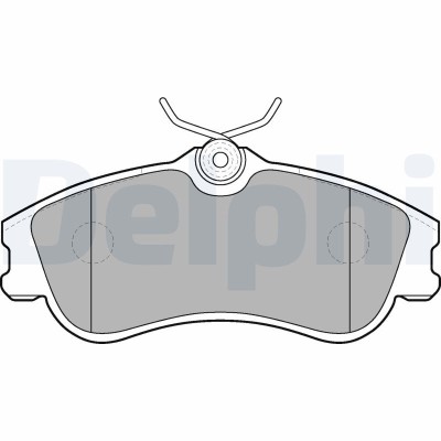 DELPHI LP1624 set placute frana,frana disc foto