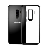 Husa huawei p20 pro transparent cu margini negre, Flippy