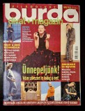 Revista BURDA DIVAT+MAGAZIN * LIMBA MAGHIARA* CU TIPARE NEFOLOSITE - decembrie 1999