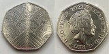 MAREA BRITANIE █ MONEDE COMEMORATIV █ 50 Pence █ 2022 █ PRIDE █ UNC, Africa