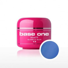 Gel UV Silcare Base One Matt - Bubble Gum 17, 5g