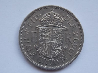 HALF CROWN 1960 GBR foto