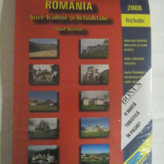 ROMANIA Intre Traditie si Actualitate Ghid Turistic (Bonus o harta turistica in pachet) (carte sigilata)