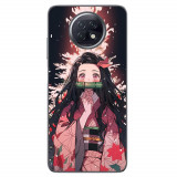 Husa compatibila cu Xiaomi Redmi Note 9T Silicon Gel Tpu Model Demon Slayer Nezuko