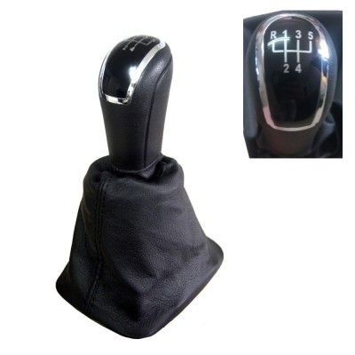 Nuca schimbator cu manson Audi A4 , diametru gaura nuca 12mm, husa schimbator cu 5 trepte foto