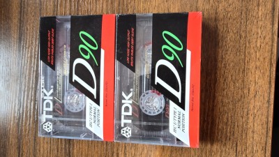 Lot 2 Casete Audio TDK D90 TYPE I Normal Bias Sigilate foto