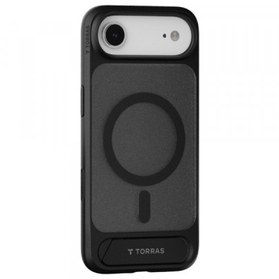Husa MagSafe pentru Apple iPhone 17 Air, Torras, Pstand, Neagra foto