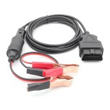 Cablu Salvare Memorie ECU 12V, JFIND JC02 OBDII Memory Saver, cu Mufa OBD, Clesti Crocodil, Mufa Bricheta, Backup Alimentare, Siguranta 8A, Lungime 3m