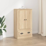 vidaXL Dulap &icirc;nalt, stejar sonoma, 60x35,5x103,5 cm, lemn prelucrat