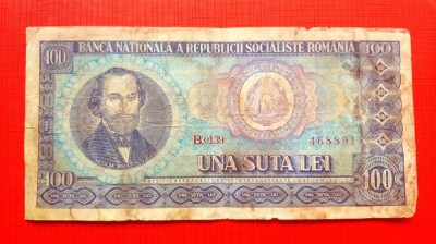 100 lei 1966 foto