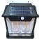 Lampa de perete cu 2 becuri LED, senzor miscare si panou fotovoltaic, exterior
