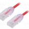 Patch cord PANDUIT TX6-28&trade; U/UTP 6 litat Cu LSZH roşu 1m 28AWG