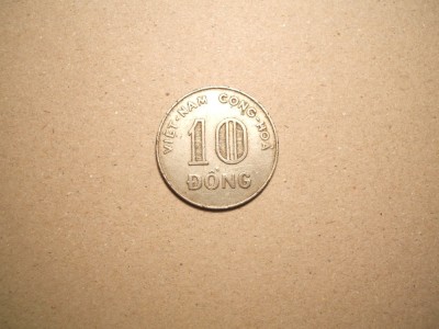 VIETNAM 10 DONG 1970 foto