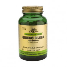 Extract de Ginkgo Biloba Leaf extract 60cps, Solgar foto