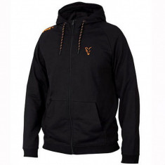 Fox Collection Orange &amp;amp;amp; Black Lightweight Hoodie - Varianta: Xx large foto