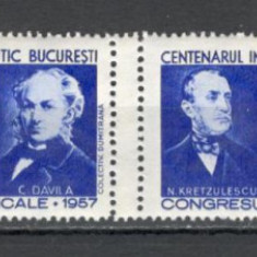 Romania.1957 Congres national de medicina:val. 1,75 Lei-CU PUNTE YR.211