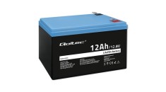 Baterie Qoltec LiFePO4 | 12V | 12 Ah | 1,5 kg | 153,6Wh | BMS