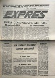 Expres nr 40 octombrie 1990 7 pagini dimensiune 42x30 cm stare buna coperti brosate