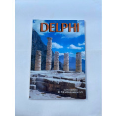Delphi. Guide and plan of archaeological site, text in limba engleza