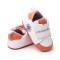 Adidasi albi cu insertii portocalii - Always (Marime Disponibila: 6-9 luni