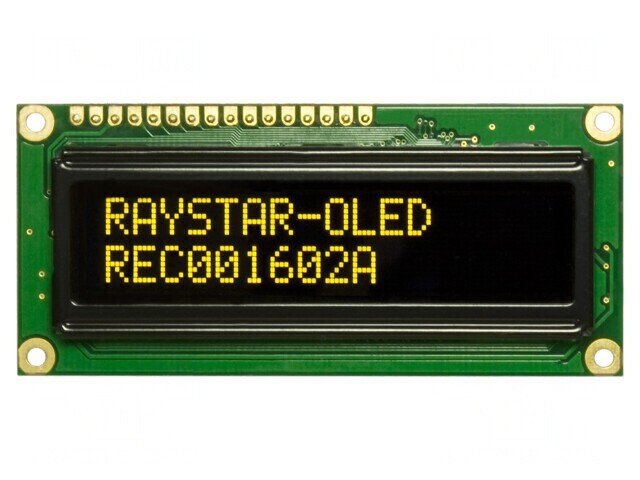 Display OLED Alfanumeric 16x2 Galben 80x36x10mm