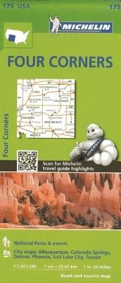 Michelin Four Corners Map foto