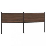 Cumpara ieftin Tablie de pat de schimb, stejar maro, 200 cm, lemn prelucrat si otel
