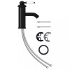 Robinet chiuveta de baie, negru, 130x180 mm