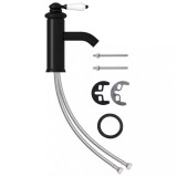 Cumpara ieftin Robinet chiuveta de baie, negru, 130x180 mm