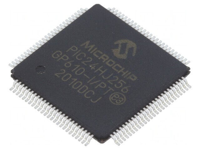 Microcontroler PIC24HJ256GP610 256kB SMD TQFP100