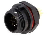 Soclu SP13 9 PIN IP68 3A pentru Panou