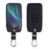 Husa Cheie Auto pentru Renault / Dacia - 4 Butoane - Keyless Go, Piele ecologica, Multicolor, 44637.37, Kwmobile