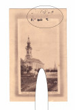 CP Carei - Biserica greco-catolica, circulata 1915, cu chenar in relief, Fotografie, Satu Mare