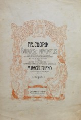 Ballades Et Impromptus - Fr. Chopin, M. Raoul Pugno , H169 foto