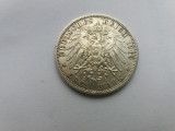 Prusia-3 Mark 1910, argint 0.900, Europa