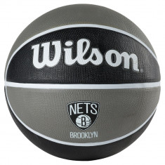 Mingi de baschet Wilson NBA Team Brooklyn Nets Ball WTB1300XBBRO negru foto