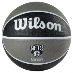 Mingi de baschet Wilson NBA Team Brooklyn Nets Ball WTB1300XBBRO negru