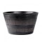 Ghiveci decorativ, Strend Pro Woodeff 840, efect lemn de teak, 39x28 cm