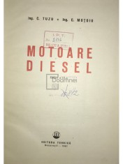 C. Tuzu - Motoare diesel (ed. III) (Editia: 1961) foto