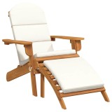 Cumpara ieftin Scaun de gradina Adirondack &amp; suport picioare lemn masiv acacia