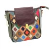 Geanta Dama Piele Naturala Made in Italy Multicolora 28x25x9 cm - Design Italian, Compartimentata, Confortabila, Stilata
