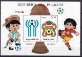 Paraguay 1979 sport fotbal MI bl. 347 MNH