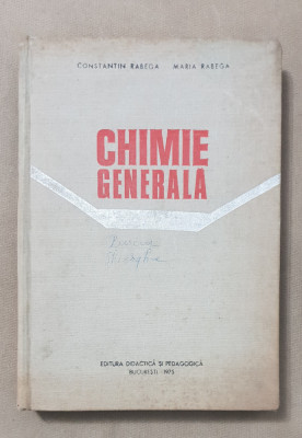 Chimie generală - Constantin Rabega foto